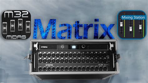 midas m32 app|Midas M32C: Matrix setup using M32 Edit & Mixing Station app.